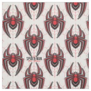 Spider-Man Retro Geometric Character Art Pattern Fabric