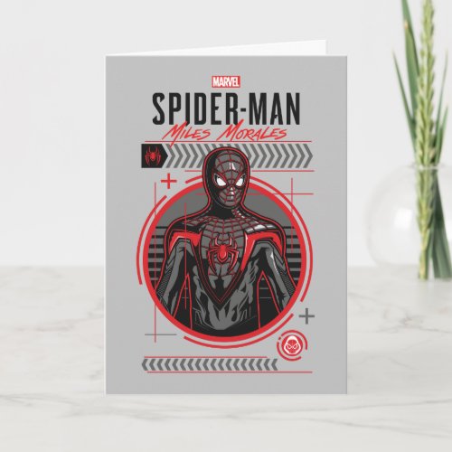 Spider_Man Miles Morales Industrial Illustration Card