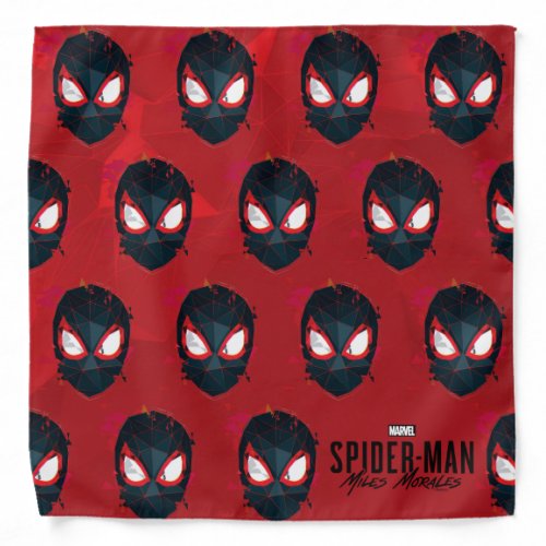 Spider_Man Miles Morales Shattered Mask Graphic Bandana