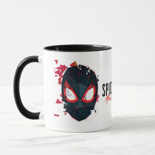 Spider-Man Miles Morales Shattered Mask Graphic Mug