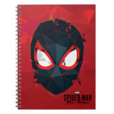 Carnet Spider-Man Miles Morales Illustré Spider Dans Web