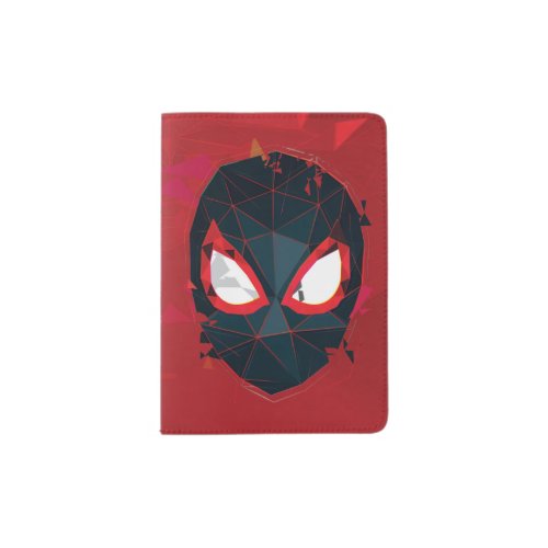Spider_Man Miles Morales Shattered Mask Graphic Passport Holder