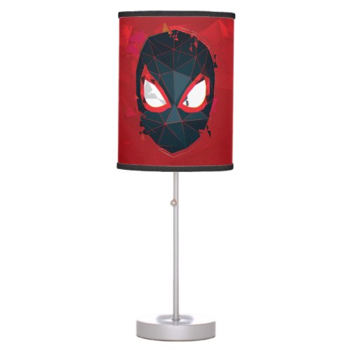 Spider_Man Miles Morales Shattered Mask Graphic Table Lamp