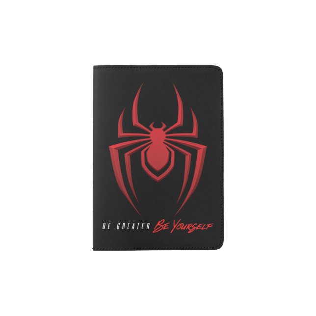 Spider-Man Miles Morales Spider Icon Passport Holder (Front)