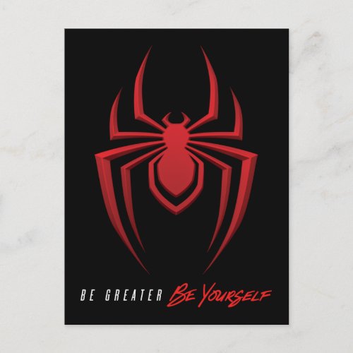 Spider_Man Miles Morales Spider Icon Postcard