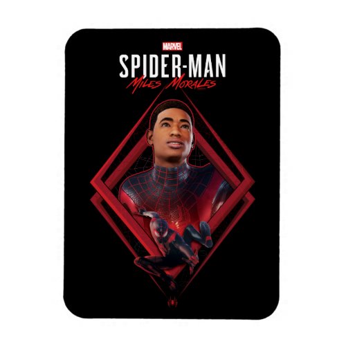 Spider_Man Miles Morales Unmasked Graphic Magnet