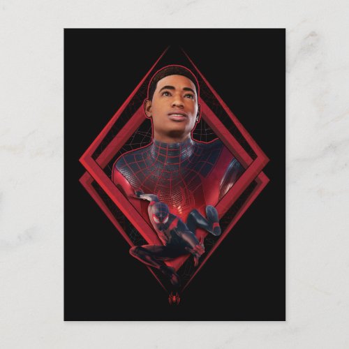 Spider_Man Miles Morales Unmasked Graphic Postcard