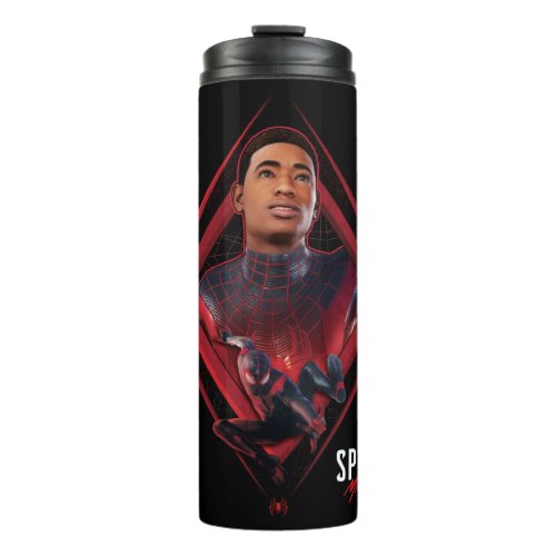 Spider_Man Miles Morales Unmasked Graphic Thermal Tumbler