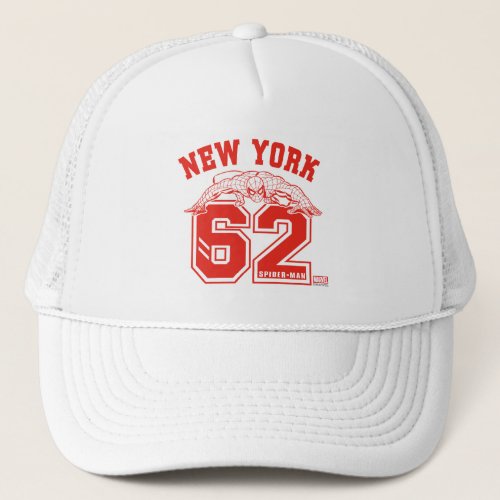 Spider_Man New York 62 Collegiate Badge Trucker Hat
