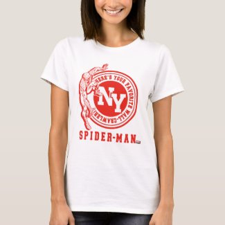 Spider-Man NY Collgegiate Badge T-Shirt