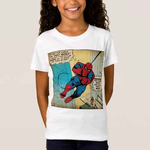 Spider_Man Off To Daily Bugle Comic Panel T_Shirt