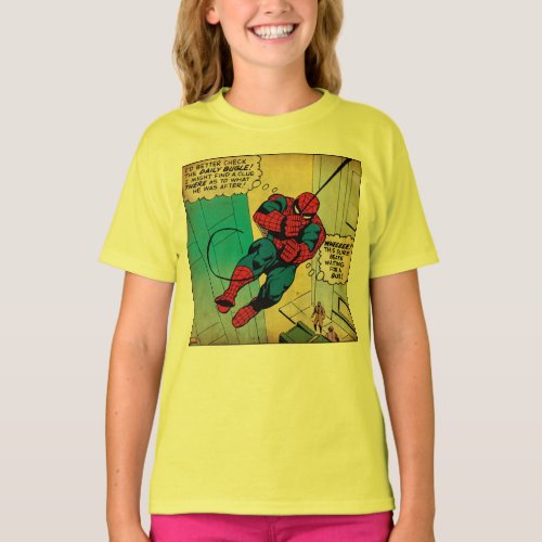 Spider_Man Off To Daily Bugle Comic Panel T_Shirt