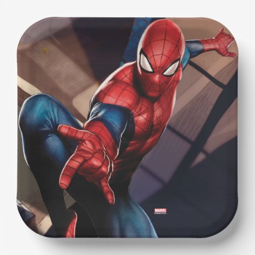 Spider_Man On Skyscraper Paper Plates