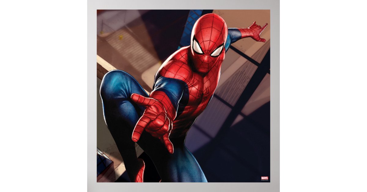 Poster marvel spider-man thwip