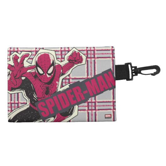Spider-Man Paper Cut-Out Graphic Accessory Bag (Back)