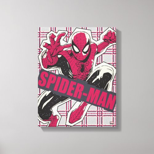 Spider_Man Paper Cut_Out Graphic Canvas Print