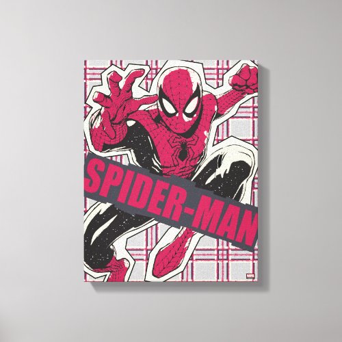 Spider_Man Paper Cut_Out Graphic Canvas Print