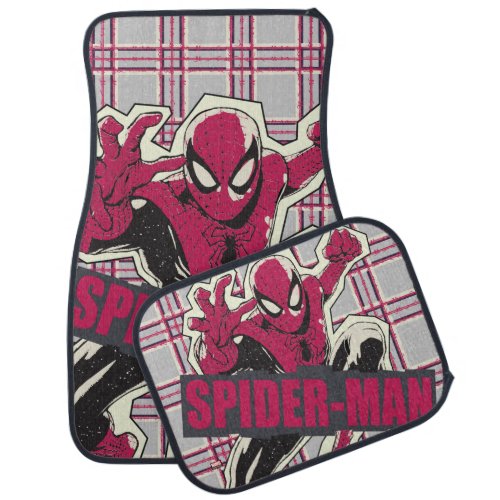 Spider_Man Paper Cut_Out Graphic Car Floor Mat