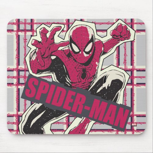 Spider_Man Paper Cut_Out Graphic Mouse Pad