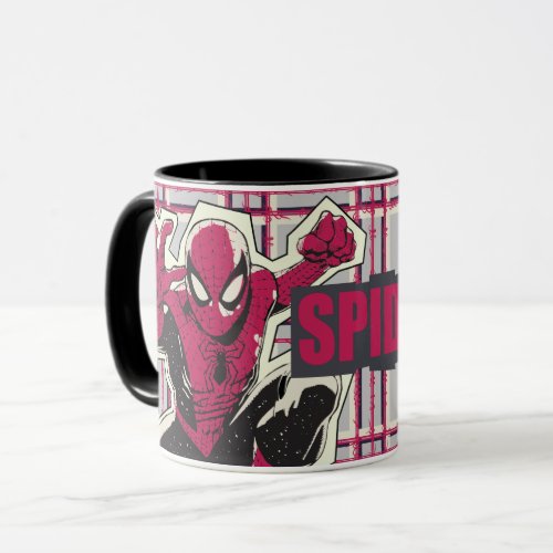Spider_Man Paper Cut_Out Graphic Mug
