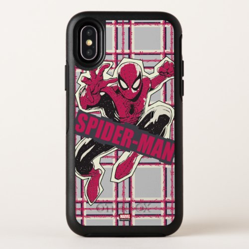 Spider_Man Paper Cut_Out Graphic OtterBox Symmetry iPhone X Case