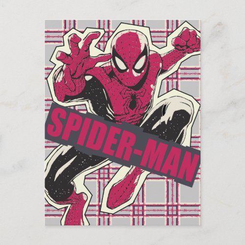 Spider_Man Paper Cut_Out Graphic Postcard