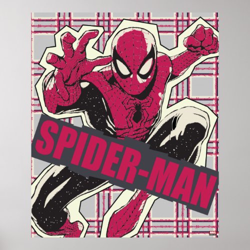 Spider_Man Paper Cut_Out Graphic Poster