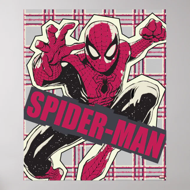 Spider-Man Paper Cut-Out Graphic Poster | Zazzle