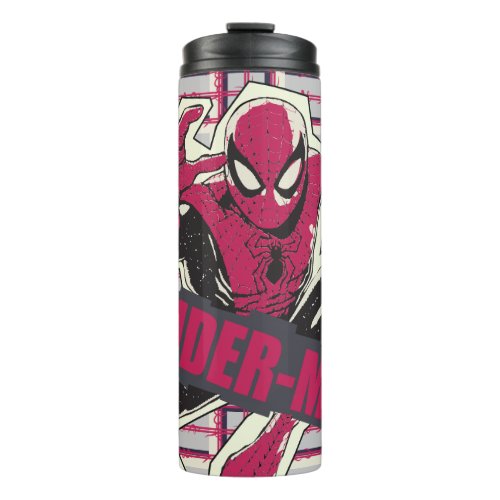 Spider_Man Paper Cut_Out Graphic Thermal Tumbler
