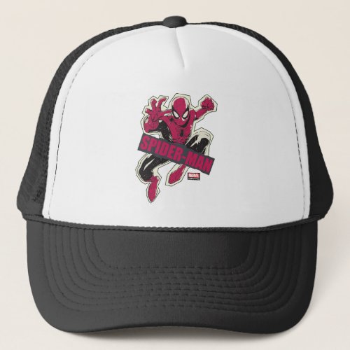 Spider_Man Paper Cut_Out Graphic Trucker Hat