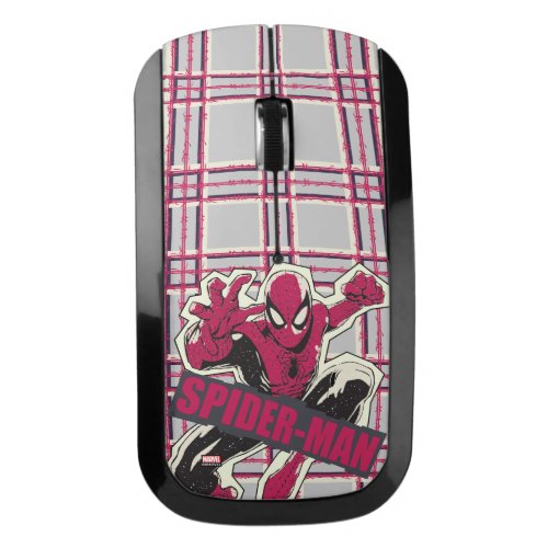 Spider_Man Paper Cut_Out Graphic Wireless Mouse