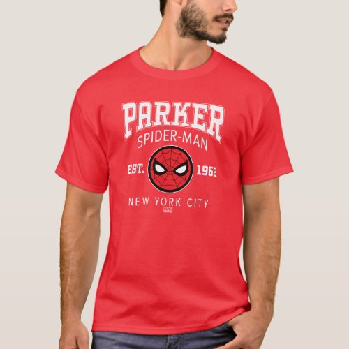 Spider_Man Peter Parker Collegiate Logo T_Shirt