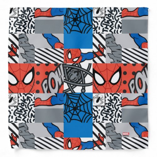 Spider_Man Pop Art Pattern Bandana