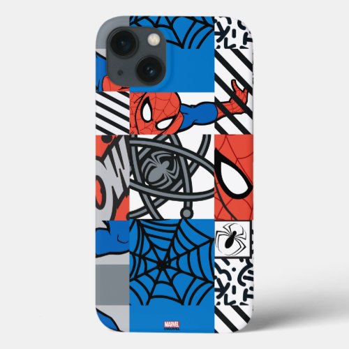 Spider_Man Pop Art Pattern iPhone 13 Case