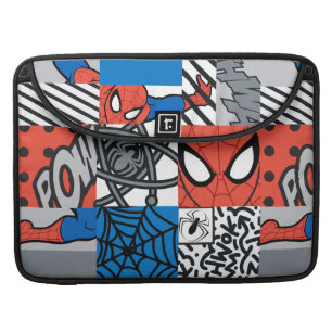Spider-Man Pop Art Pattern Sleeve For MacBooks