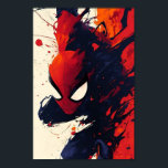 Spider-Man Pop Art Poster<br><div class="desc">Swing into bold style with this vibrant matte poster featuring Spider-Man in classic pop art fashion. With bright colors, comic book textures, and retro flair, this artwork captures the energetic spirit of Marvel’s friendly neighborhood hero. Perfect for comic lovers, collectors, and fans of vintage-inspired superhero art. Printed on value poster...</div>