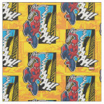 Spider-Man | Pop Art Web-Swinging Comic Panel Fabric