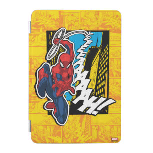 Spider-Man   Pop Art Web-Swinging Comic Panel iPad Mini Cover