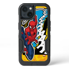 Spider-Man | Pop Art Web-Swinging Comic Panel iPhone 13 Case