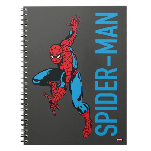 Spider_Man Pose With Name Notebook