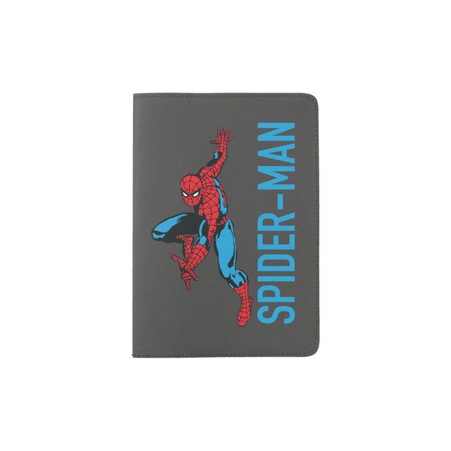Spider-Man Pose With Name Passport Holder (Front)