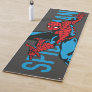 Spider-Man Pose With Name Yoga Mat