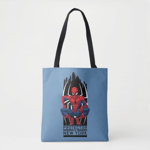 Spider_Man  Protector of New York Tote Bag