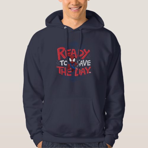 Spider_Man Ready To Save The Day Hoodie
