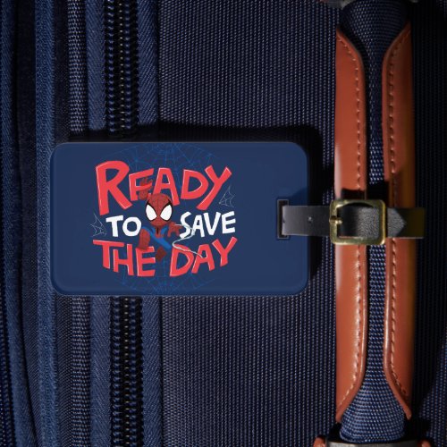 Spider_Man Ready To Save The Day Luggage Tag