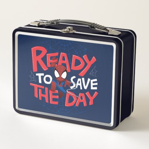 Spider_Man Ready To Save The Day Metal Lunch Box