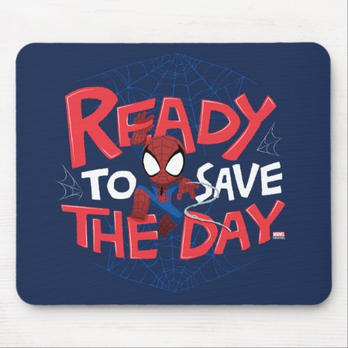 Spider_Man Ready To Save The Day Mouse Pad
