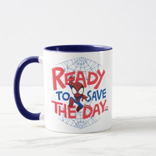 Spider_Man Ready To Save The Day Mug