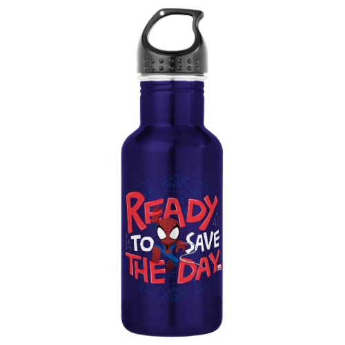 Spider_Man Ready To Save The Day Stainless Steel Water Bottle