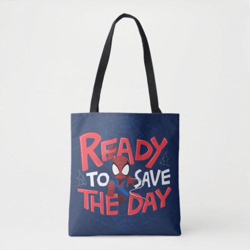 Spider_Man Ready To Save The Day Tote Bag